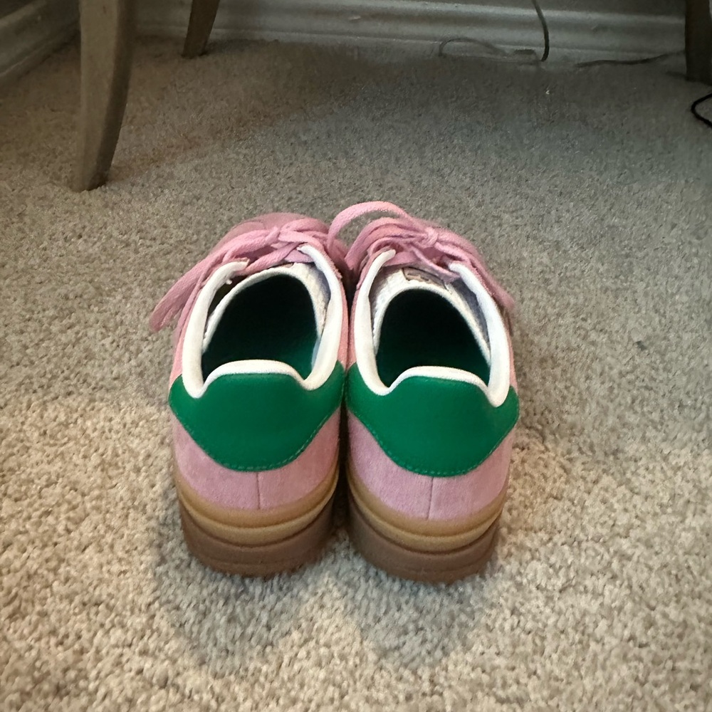 Adidas Pink and White Sneakers - Picture 7 of 10